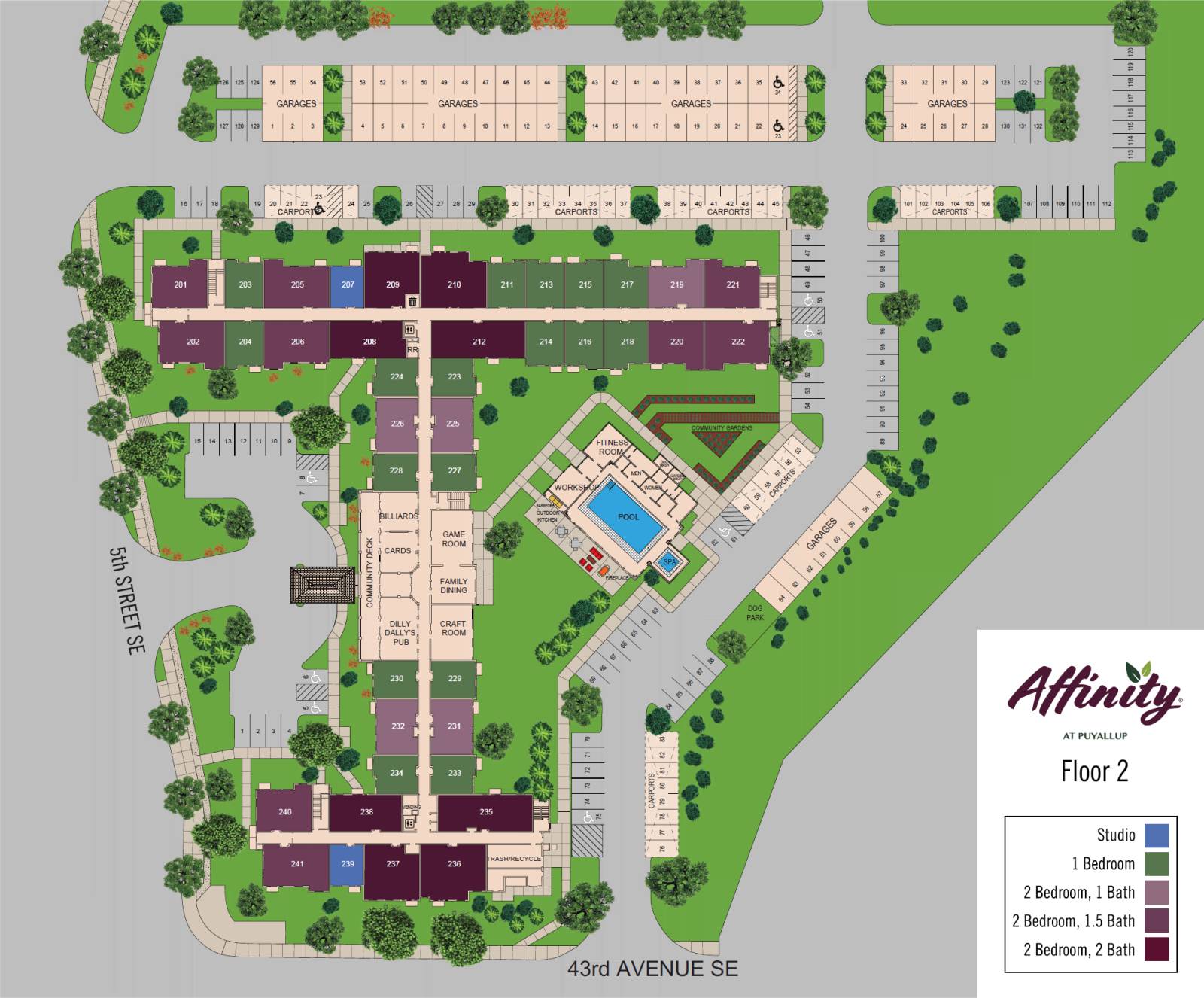 Affinity at Puyallup Sitemap Affinity Living Communities